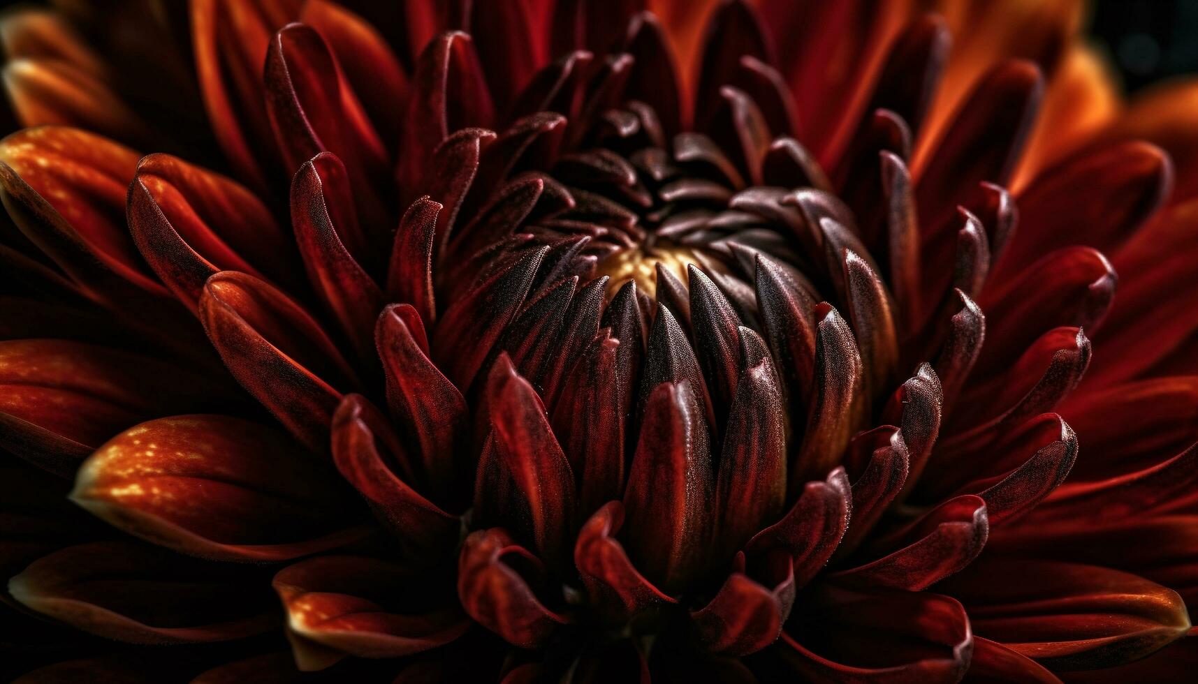 vibrerande färger av enda blomma i natur organisk tillväxt genererad förbi ai foto