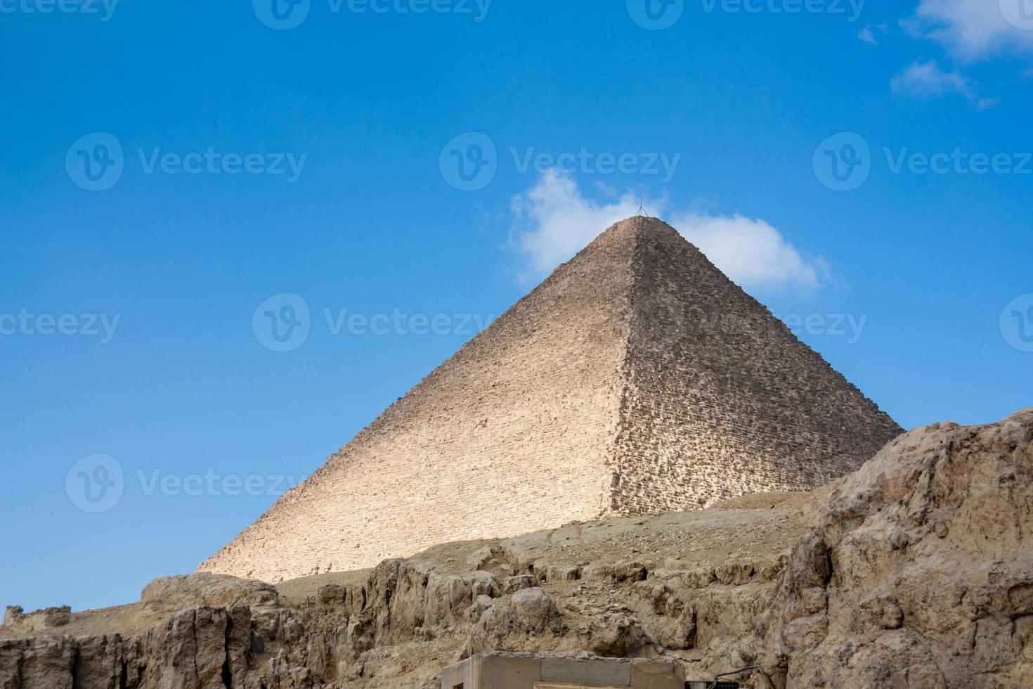 fragment av den stora pyramiden foto