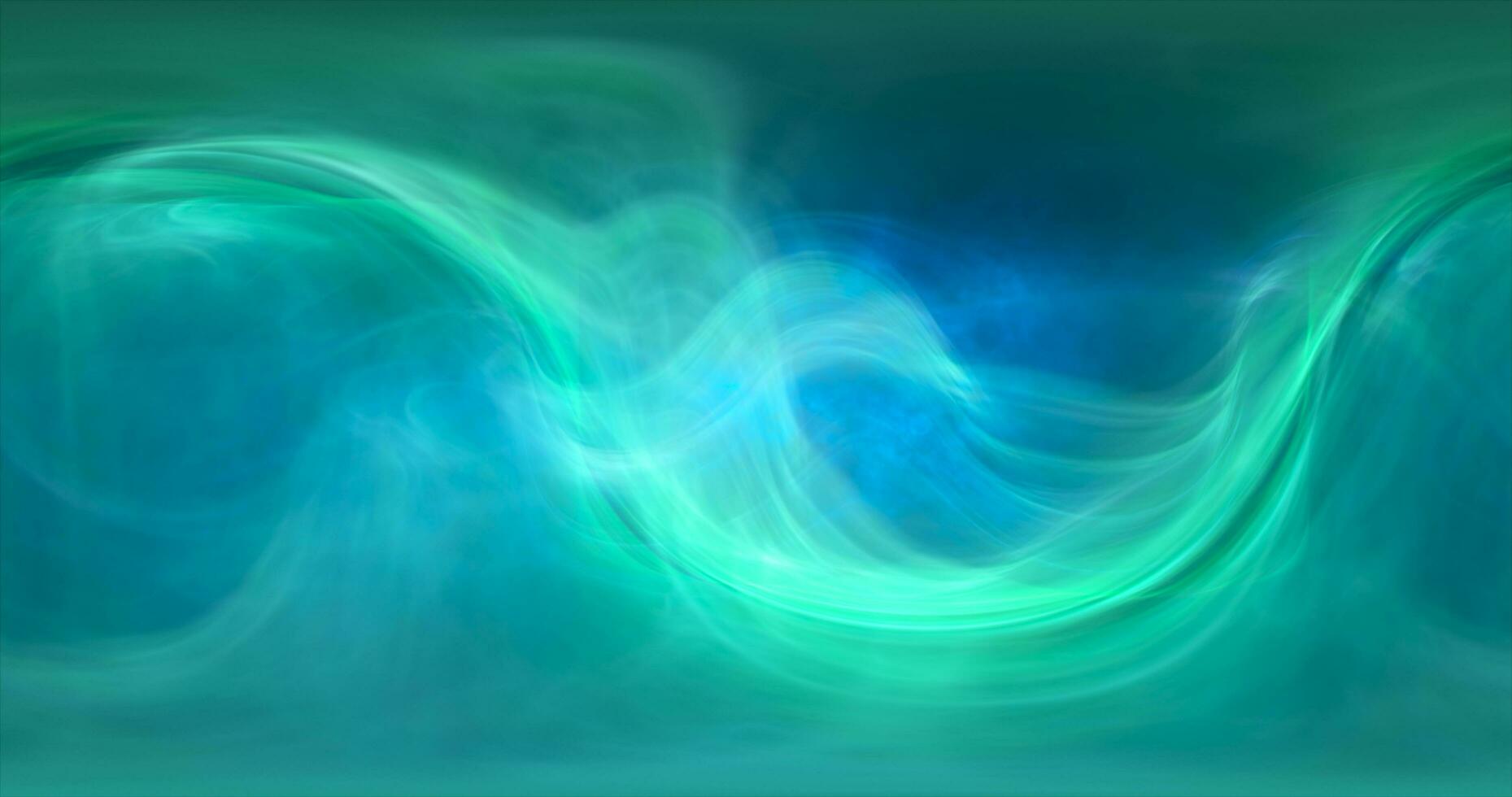 abstrakt vågor av regnbågsskimrande lysande energi magisk kosmisk galaktisk vind ljus abstrakt bakgrund foto