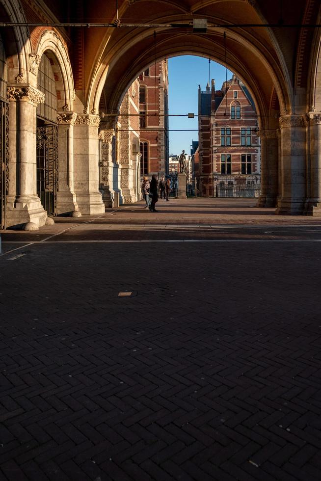 amsterdam 2020 - rijksmuseum i amsterdam foto