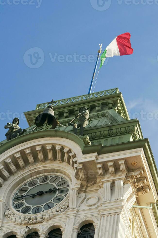 trieste stad hall detalj foto