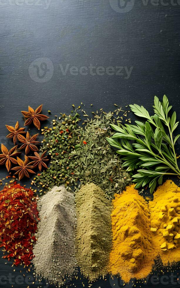 kök kryddor matlagning Ingredienser foto