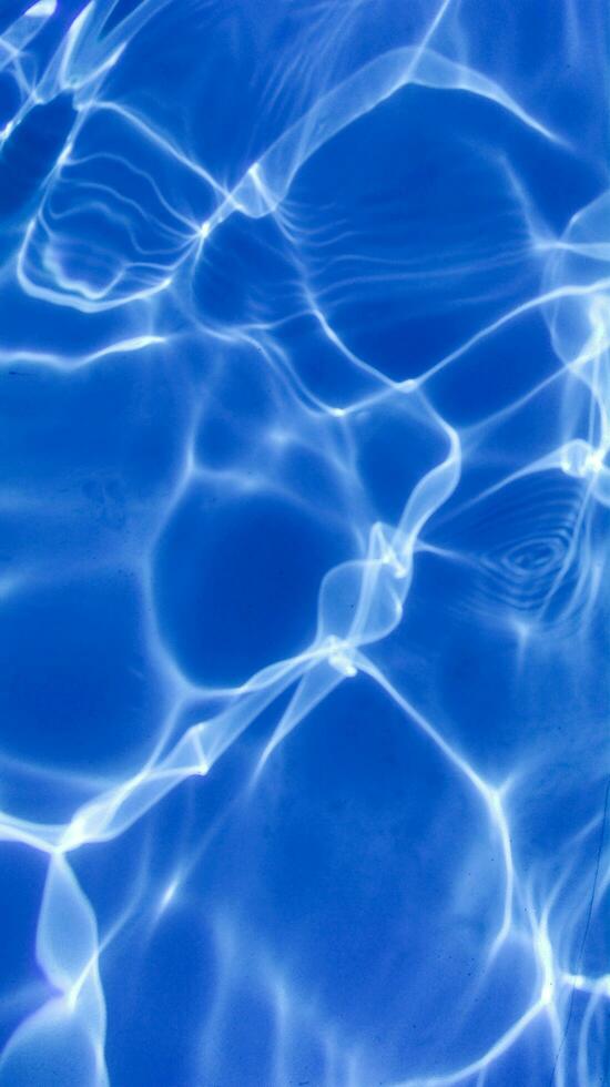 reflektioner av blå vatten i de slå samman foto