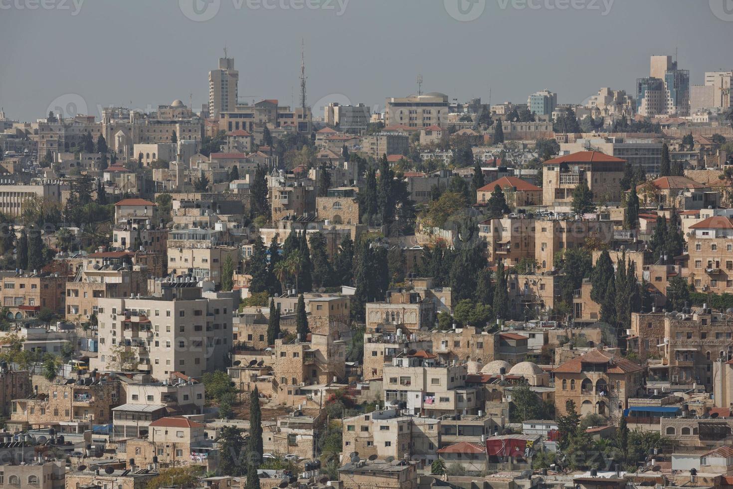staden Jerusalem i Israel foto