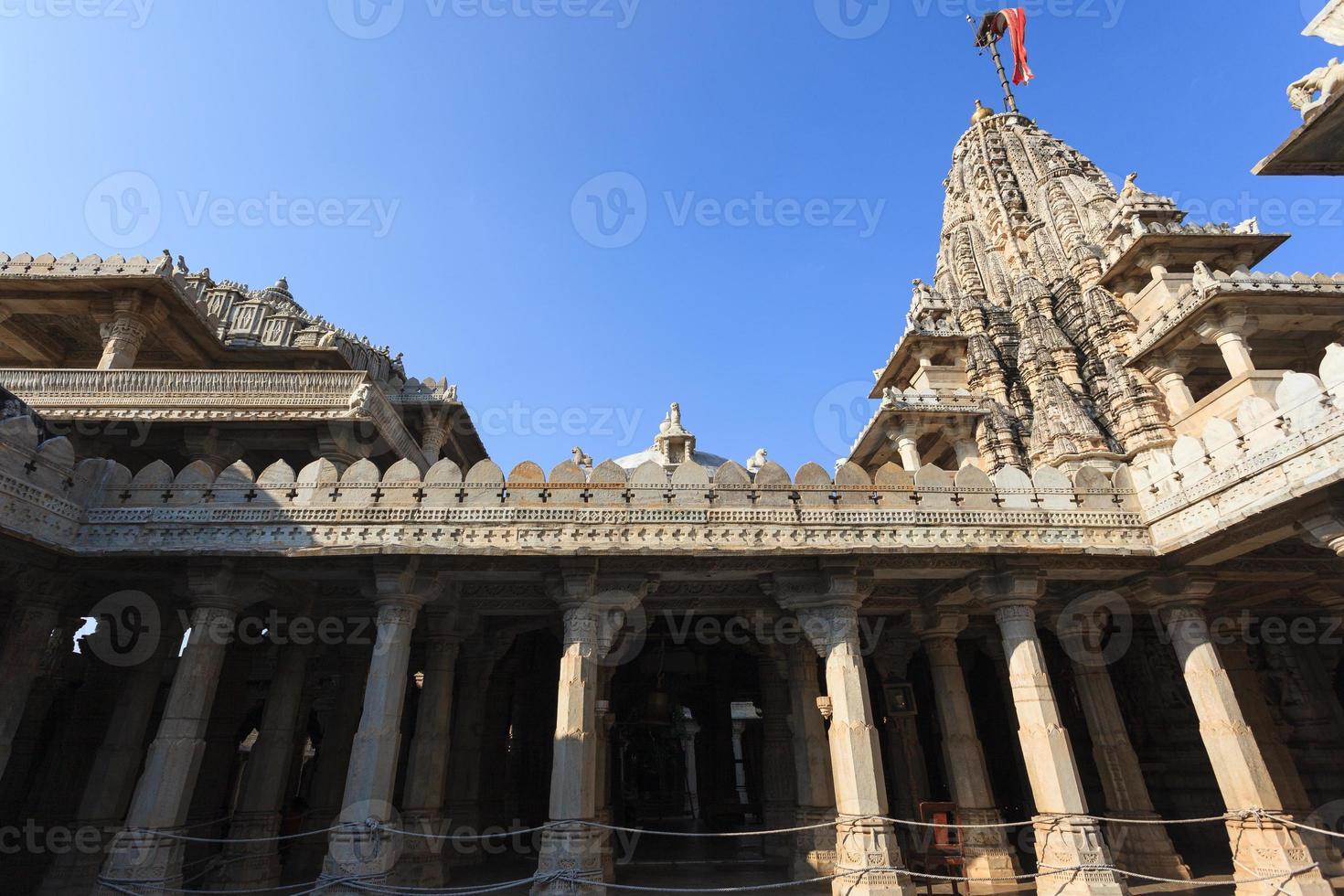 ranakpur jain tempel i Rajasthan, Indien foto