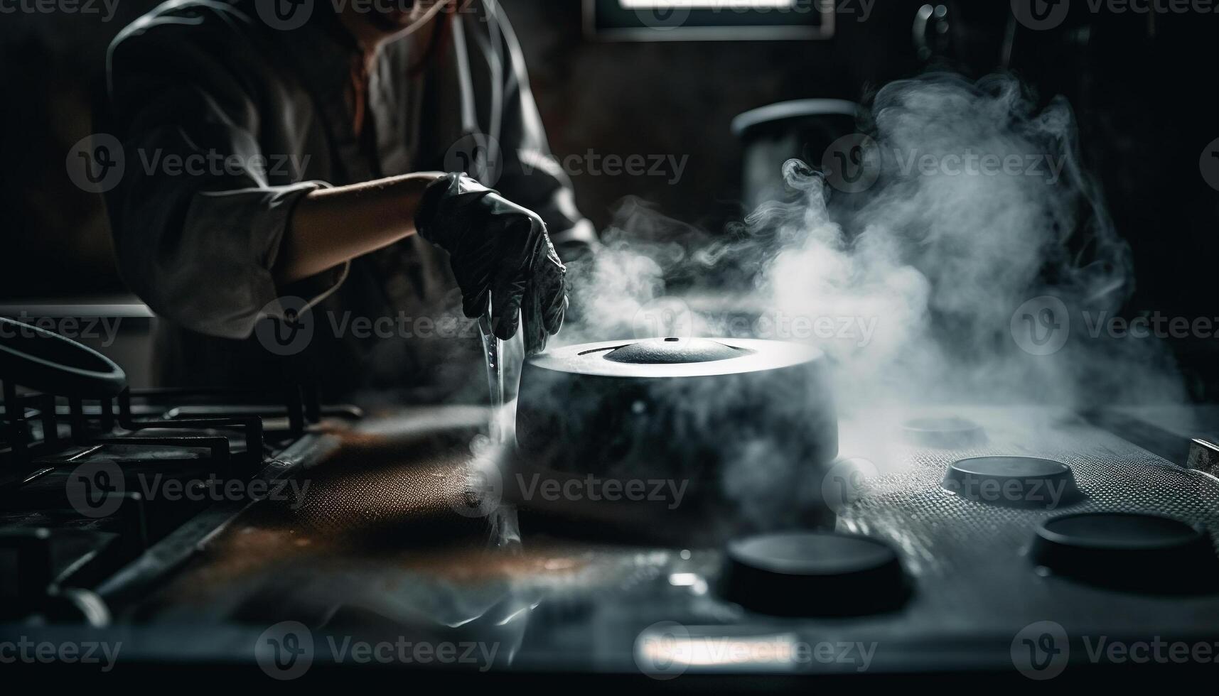 de skicklig metall arbetstagare sakkunnigt vänder de stål på de skivspelare genererad förbi ai foto