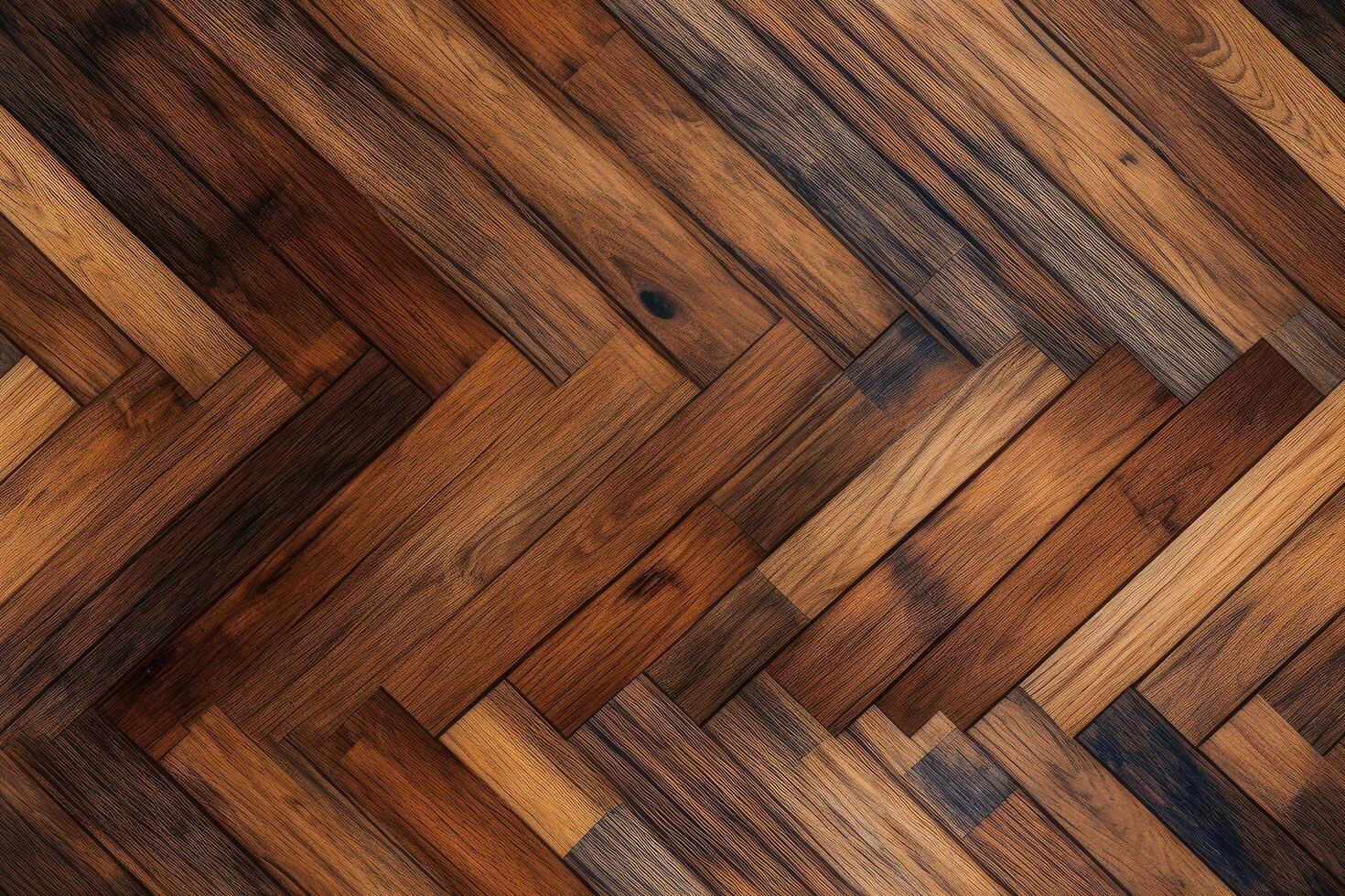 abstrakt trä planka textur sömlös bakgrund kommande från naturlig träd. de trä- panel har en skön mörk mönster, hårt träslag golv textur, generativ ai illustration foto
