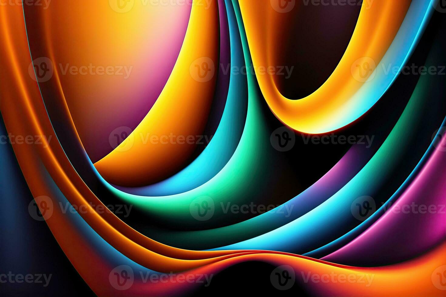 abstrakt färgrik bakgrund flytande design foto