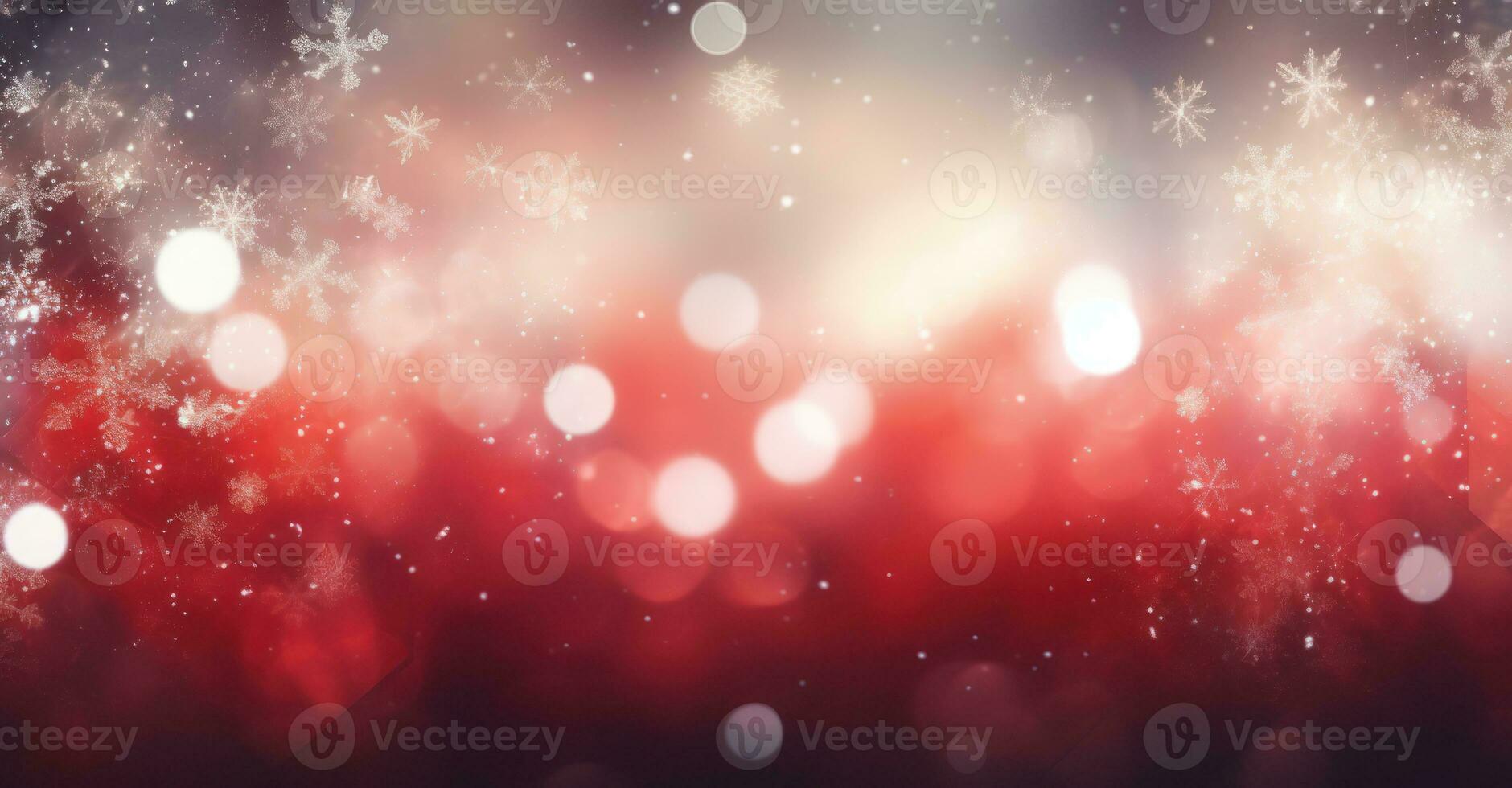 röd jul lampor bakgrund. illustration ai generativ foto