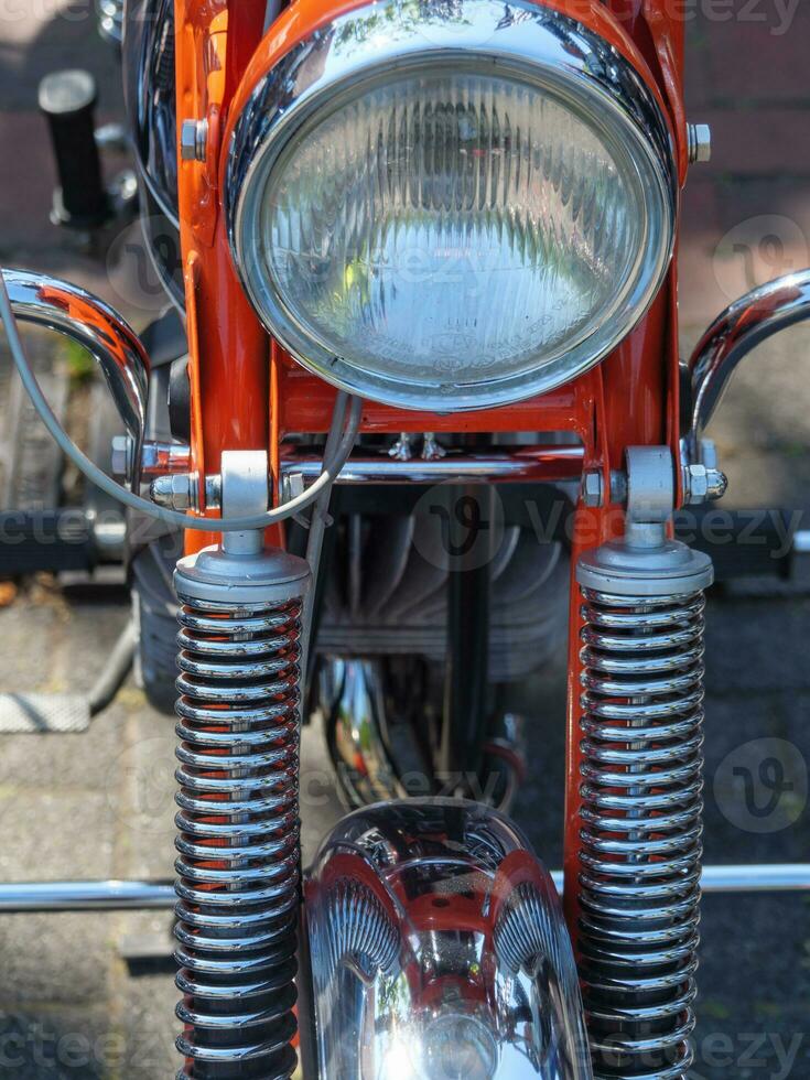 gammal motorcyklar i Tyskland foto