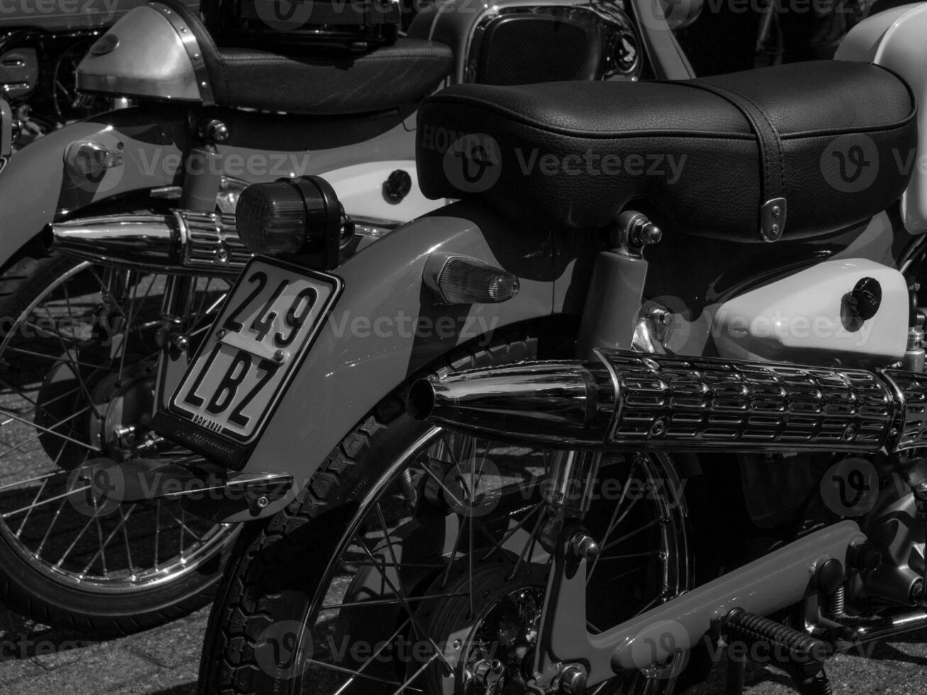 gammal motorcyklar i Tyskland foto