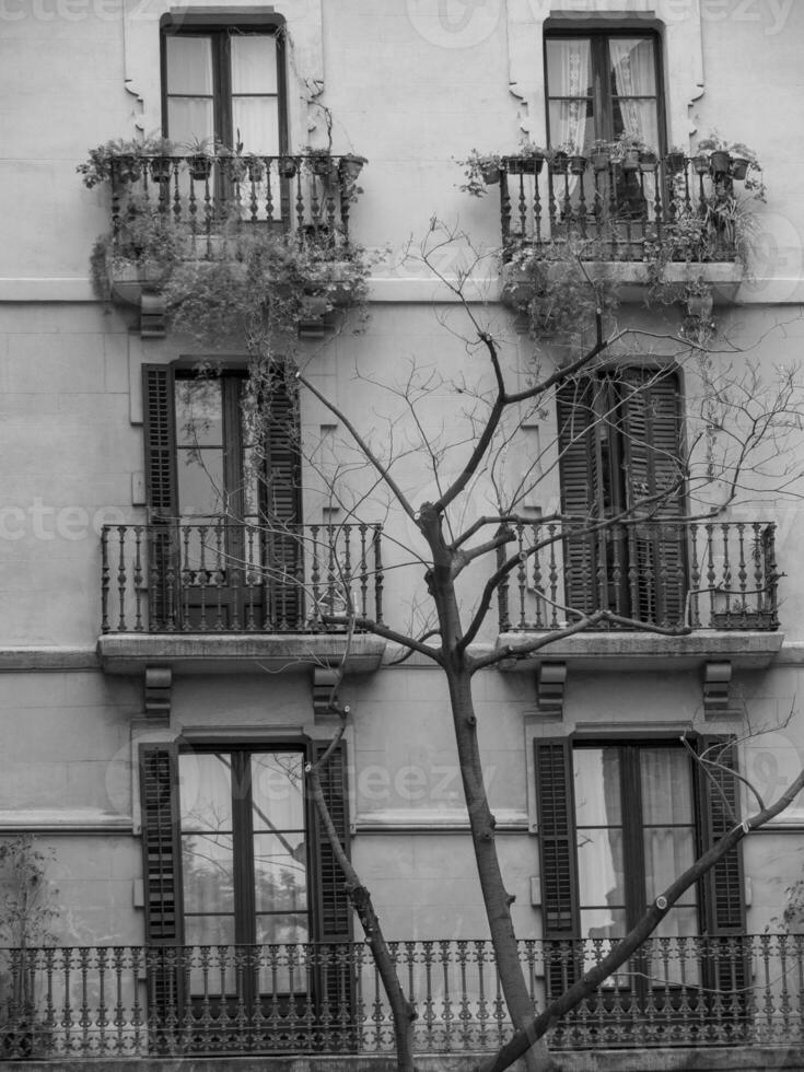 barcelona stad i Spanien foto