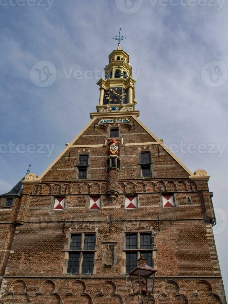 de stad av hoorn i de nederländerna foto