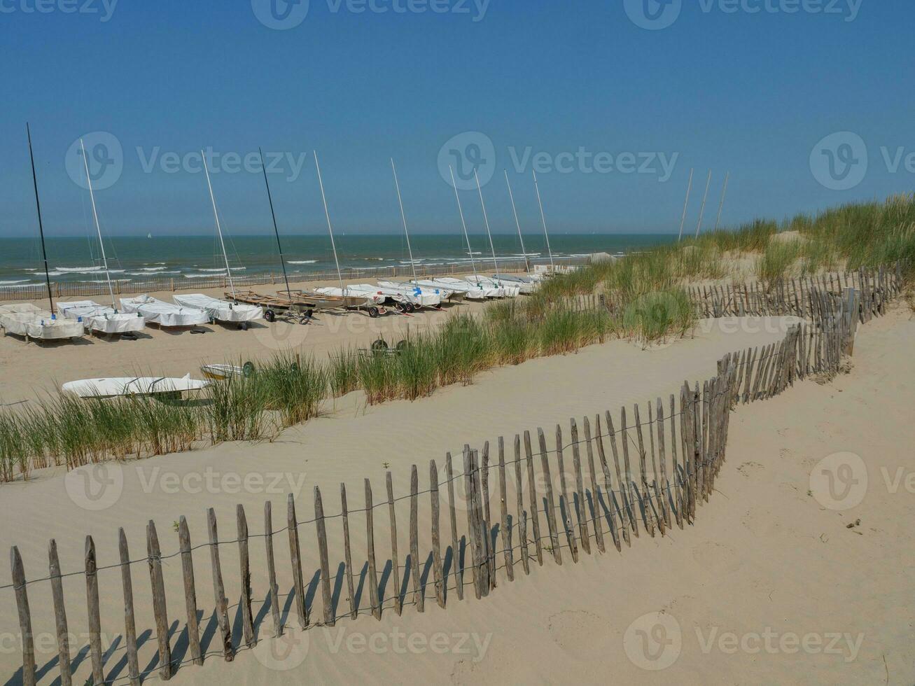 de stad av oostende och de belgisk kust foto