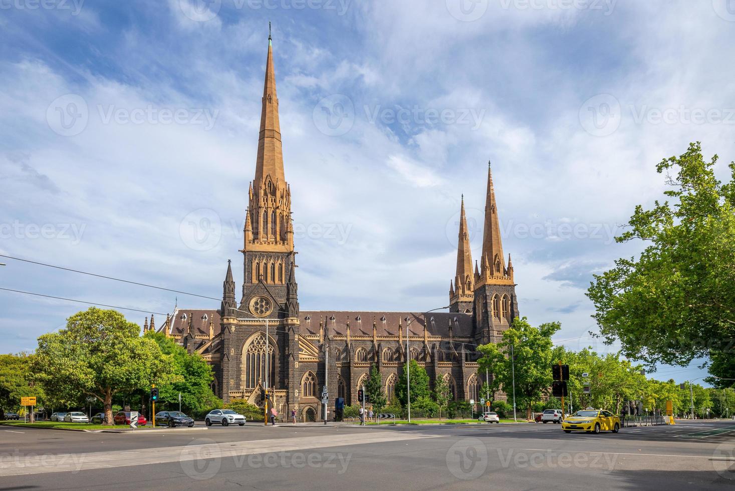 St Patricks Cathedral i Melbourne Australien foto