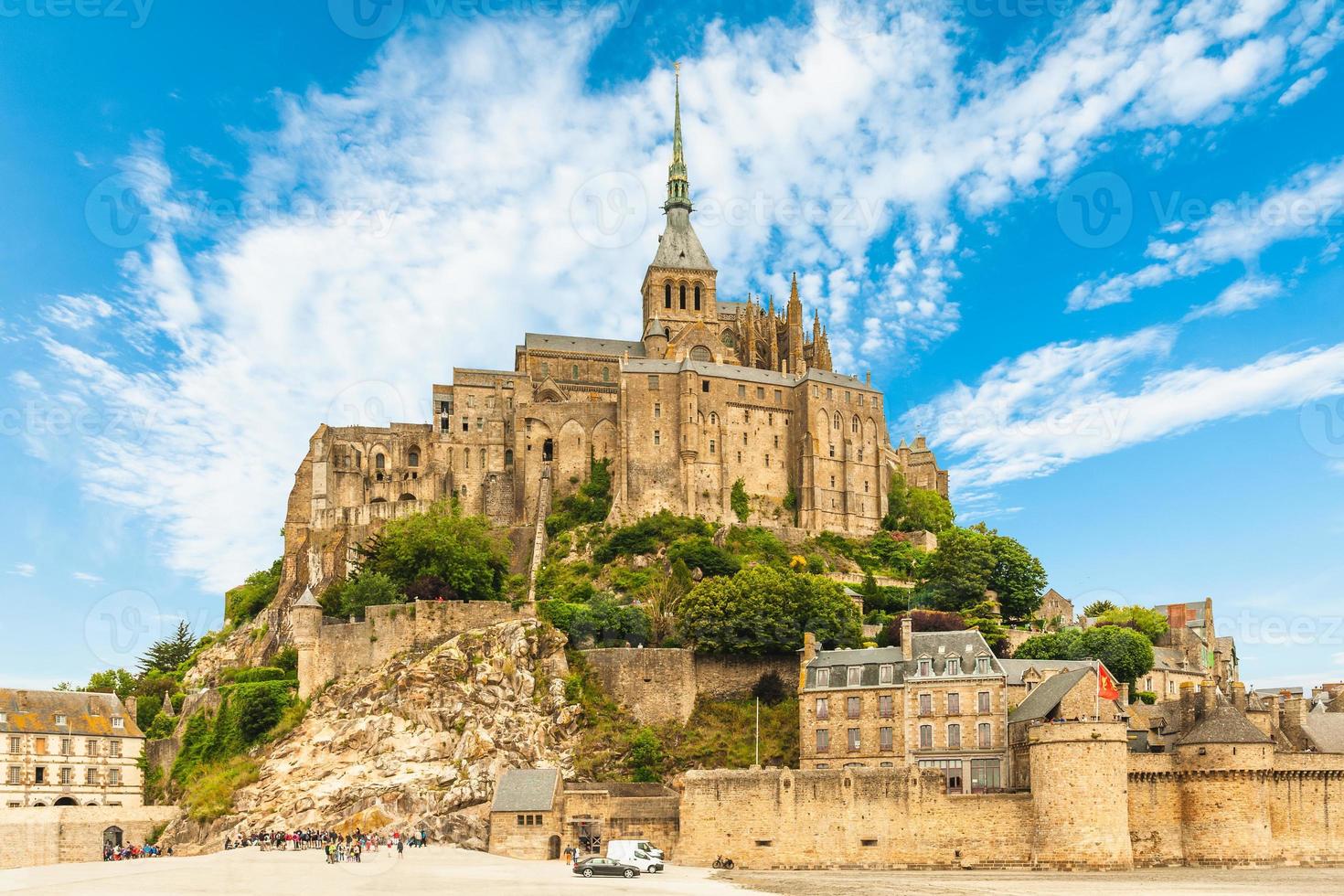 Mont Saint Michel i Normandie, Frankrike foto