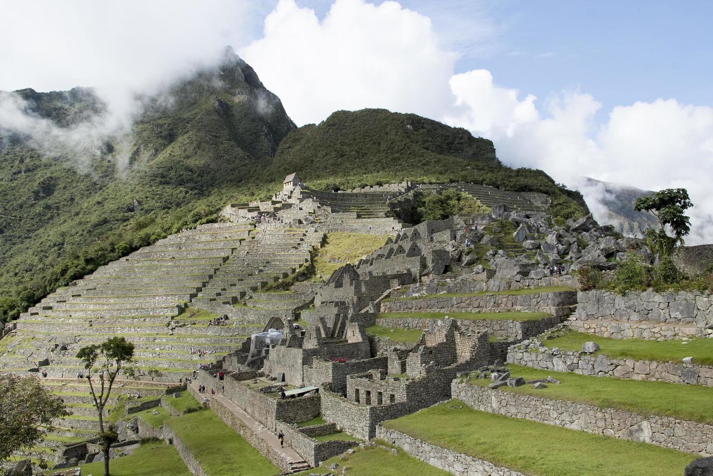 machu picchu en peruansk historisk fristad 1981 och en UNESCO-världsarvslista 1983 foto