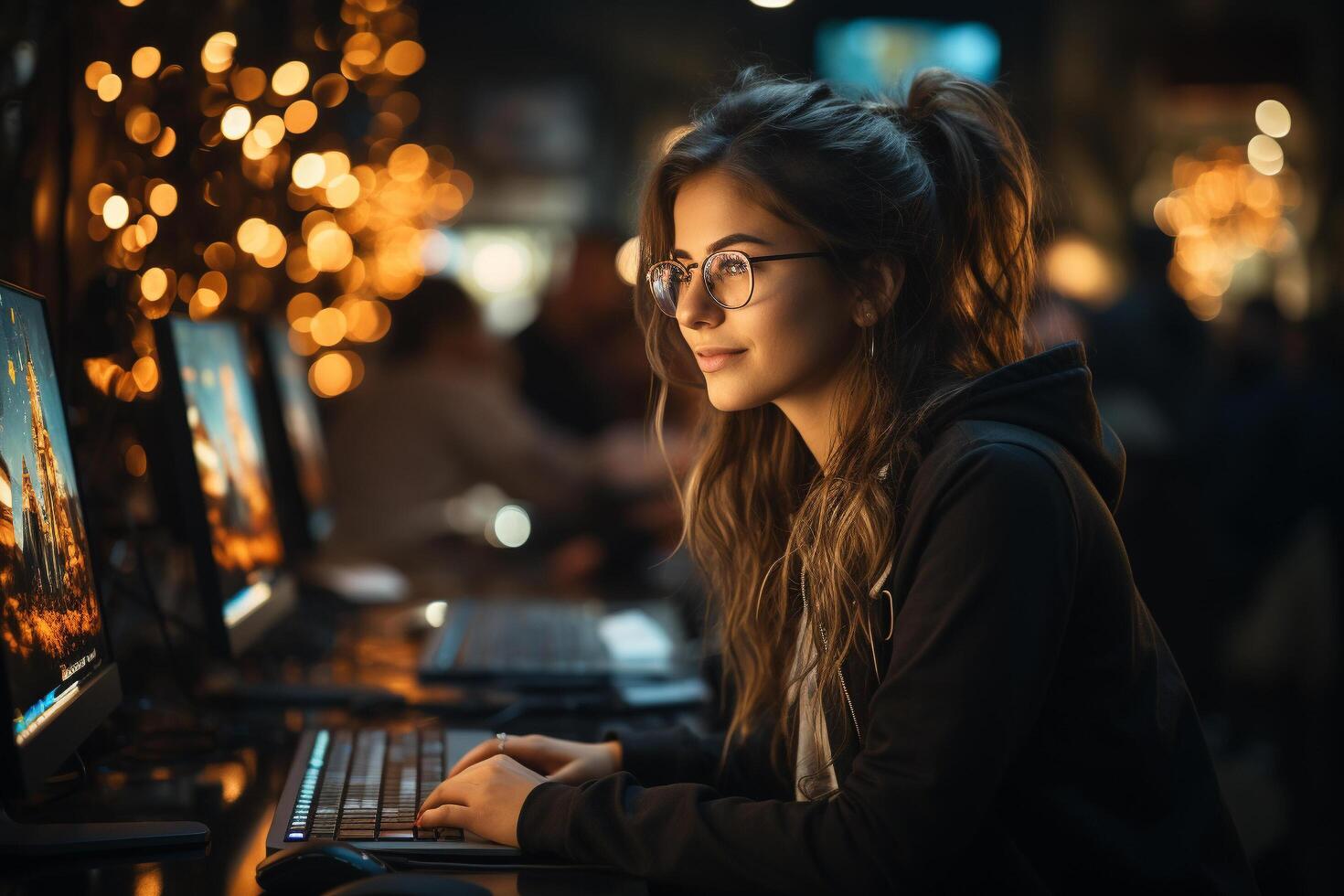 fångande de väsen av en mångkulturell qa ingenjör, noggrant engagerad i avtäckande och lösa buggar i programvara koda, framställning för en felfri lansera. med bestämning, ai generativ foto