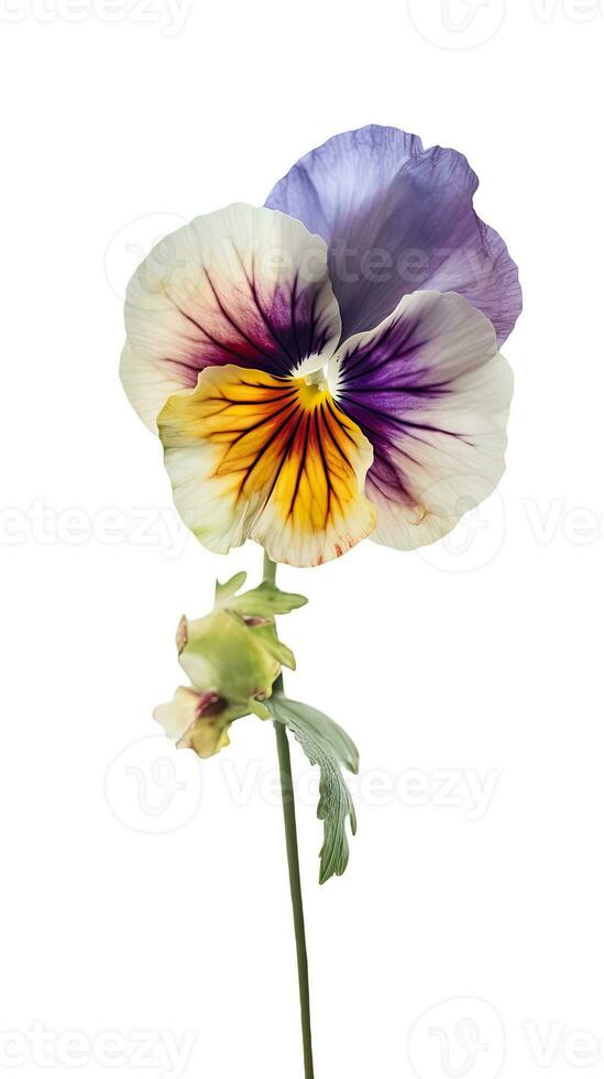 vattenfärg fikus blomma på transparent bakgrund. generativ ai. foto