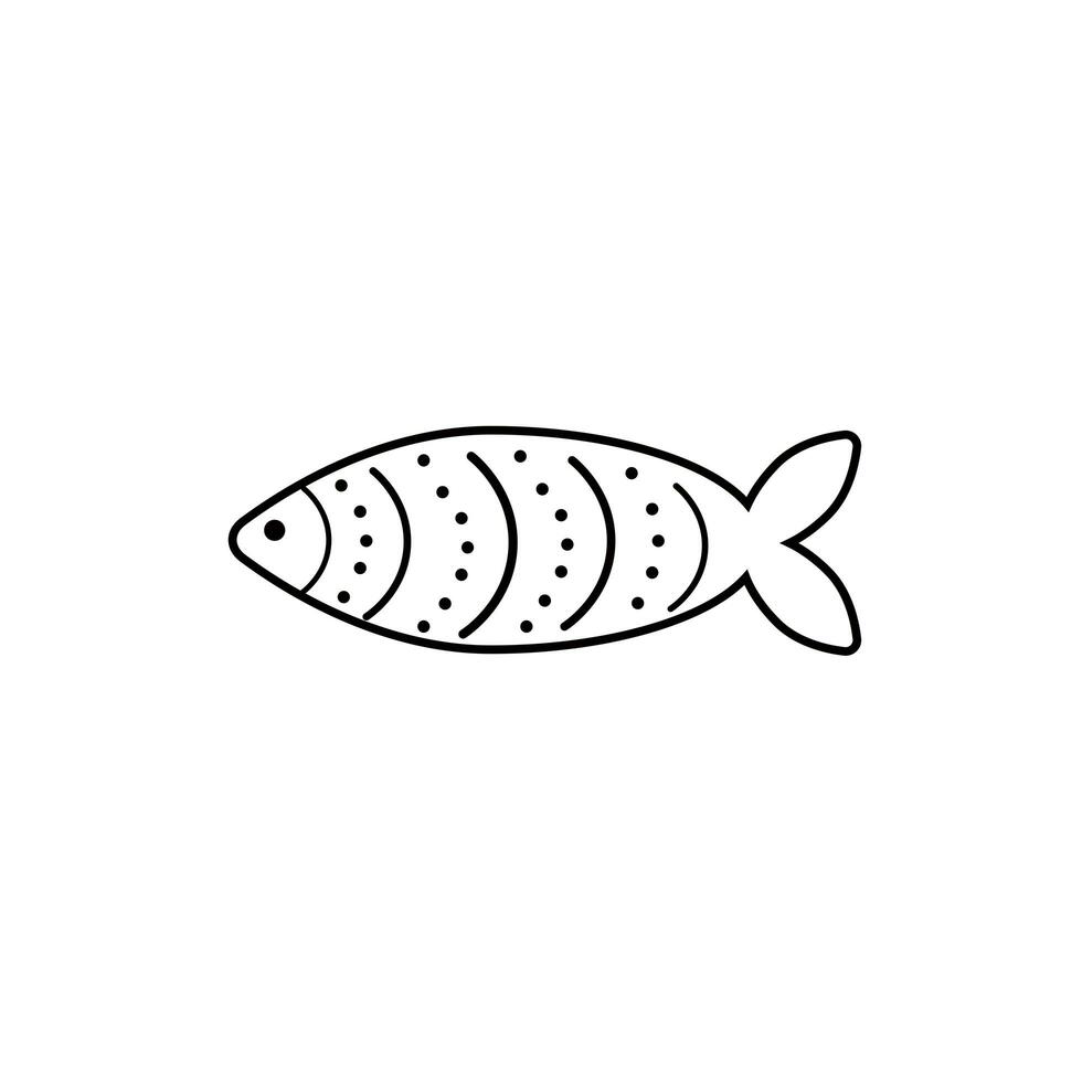 franska april dåre dag. poisson d'avril. svart vit fisk för din design. foto