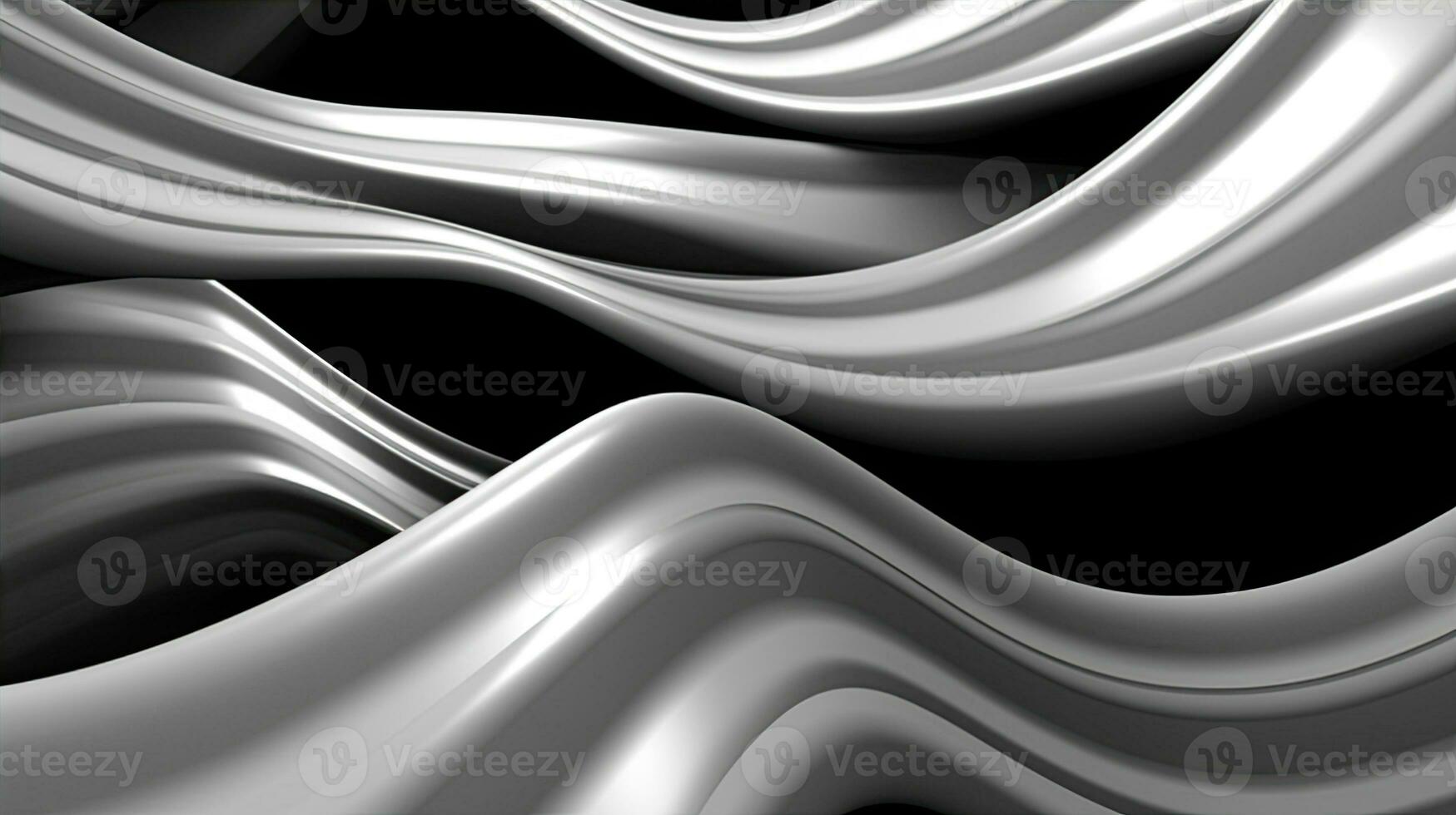 svart och vit silver- abstrakt bakgrund. skapas med generativ ai foto