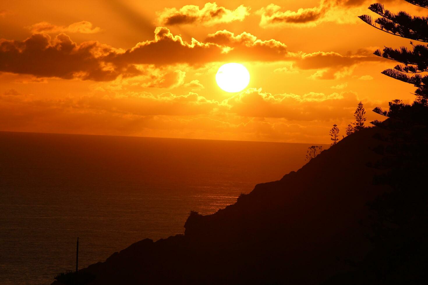 norfolk ö landskap, Australien foto