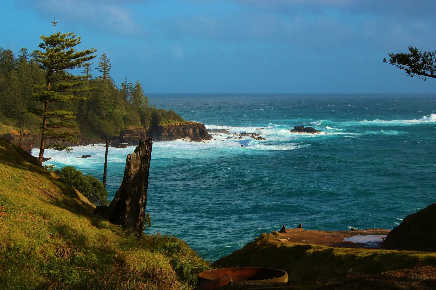 norfolk ö landskap, Australien foto