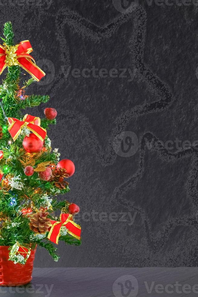dekorativ jul eller nyårsbakgrund foto