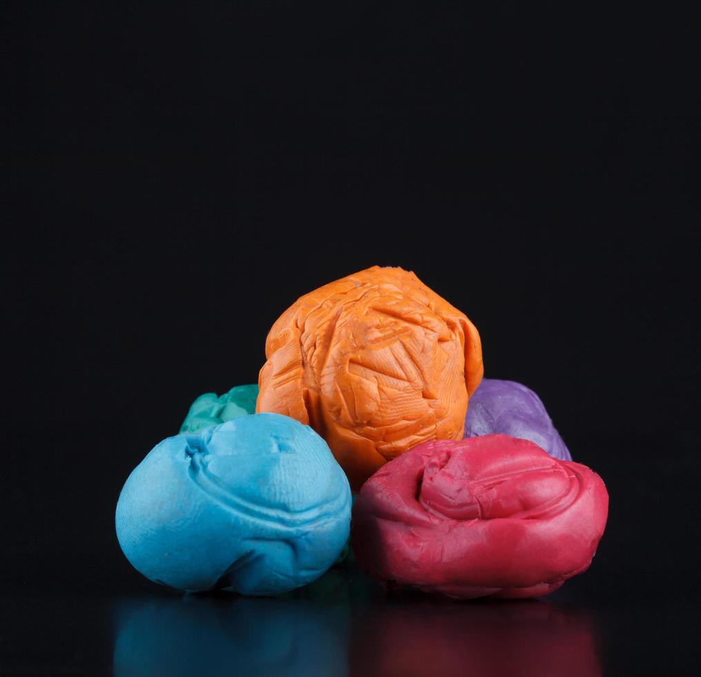 smutsig plasticine mångfald, färger lgbt foto