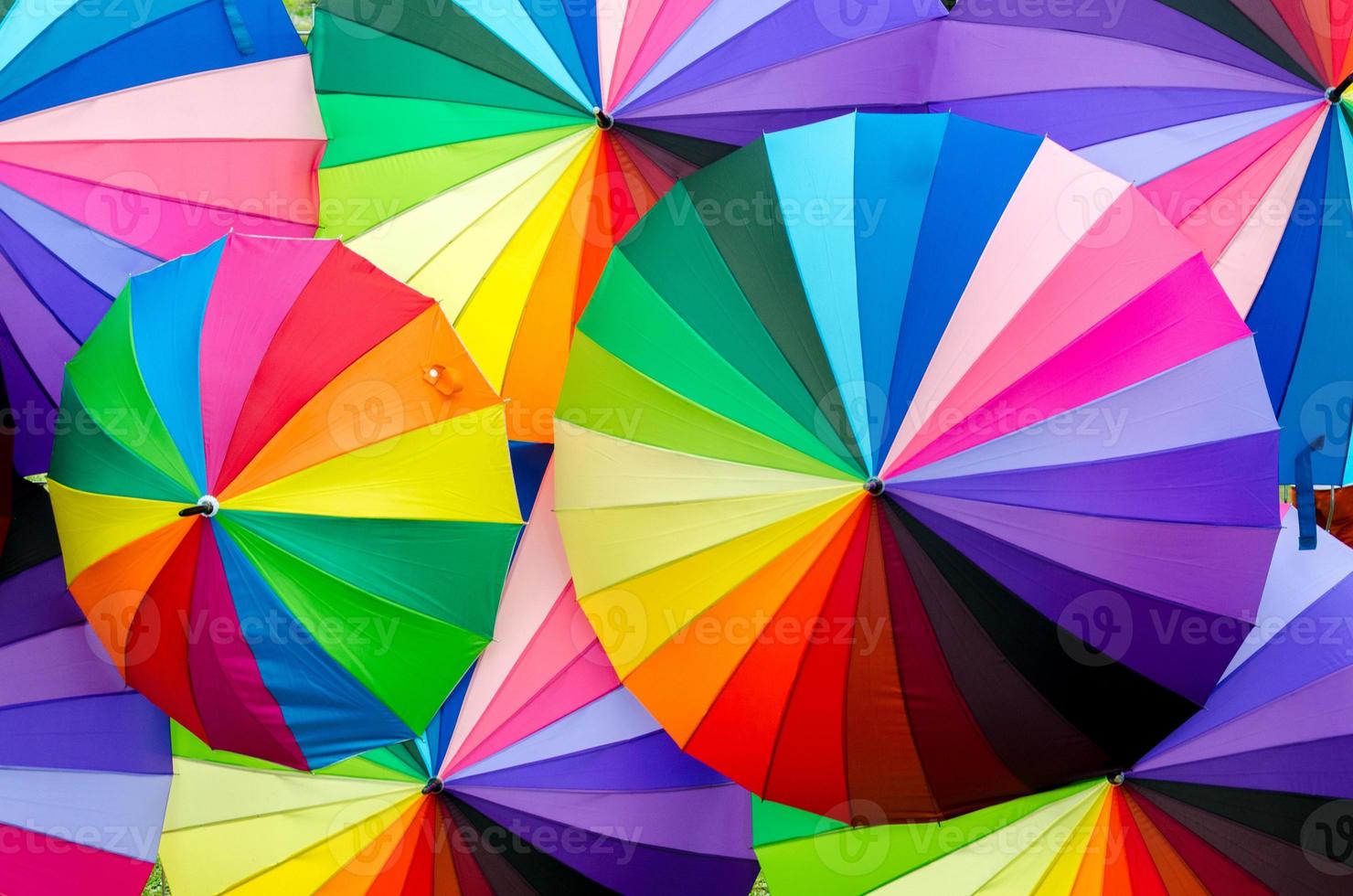 färgglada paraply bakgrund foto