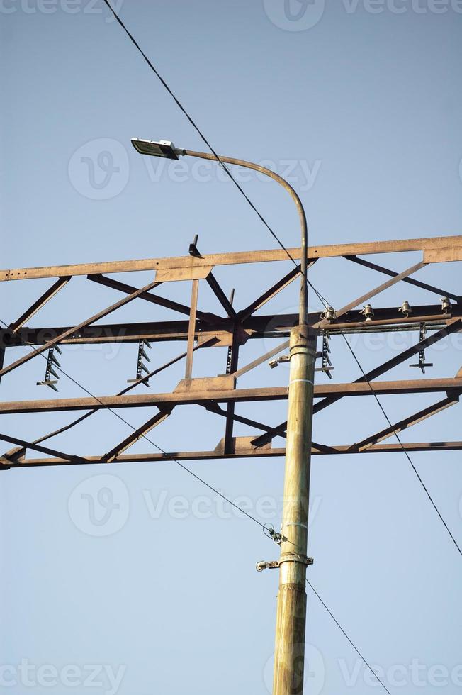 grön ljuspolvy mot himlen foto