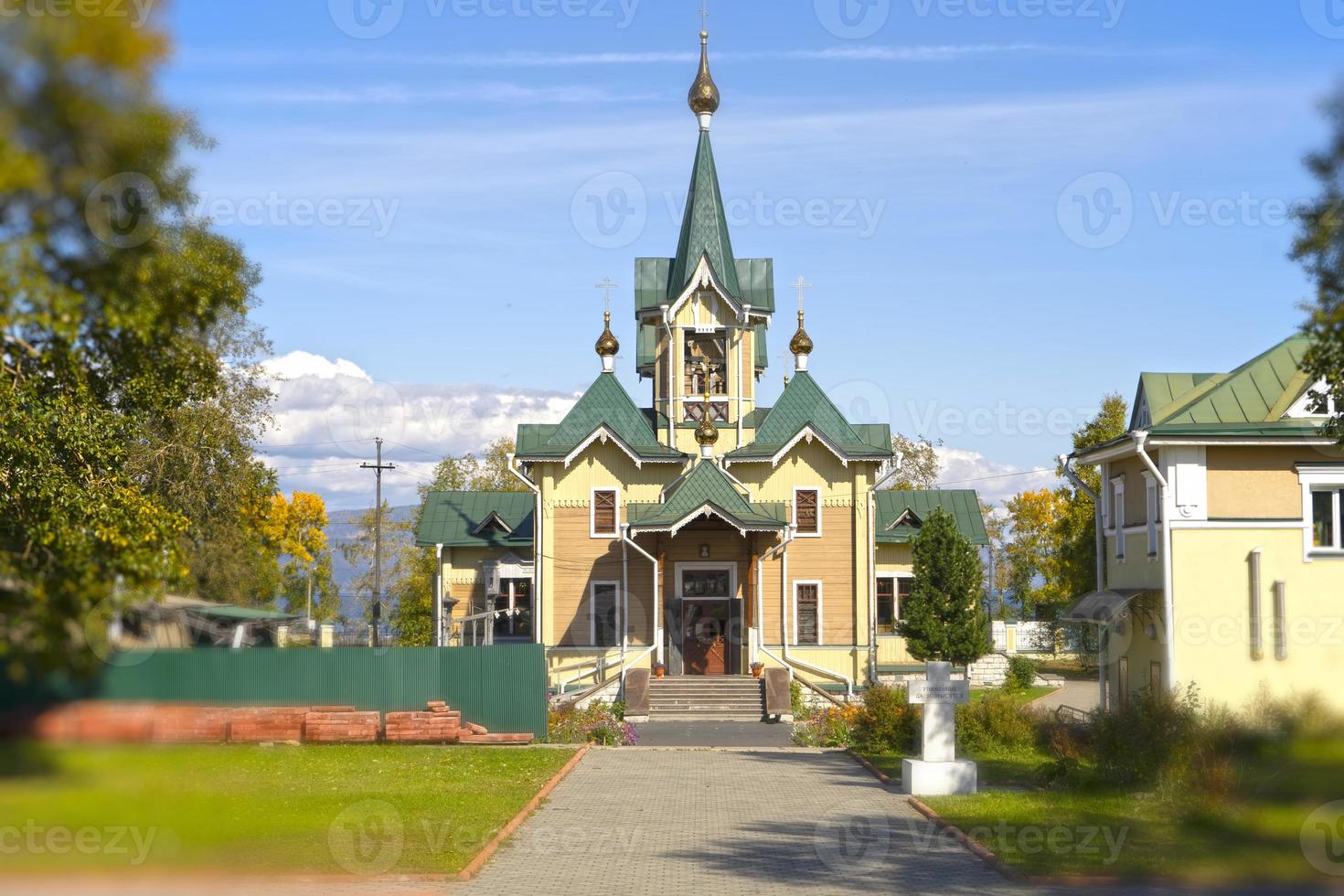 landskap med utsikt över st. nicholas kyrka. foto