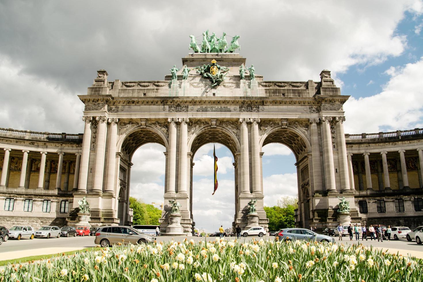 Triumfbågen i Belgien foto