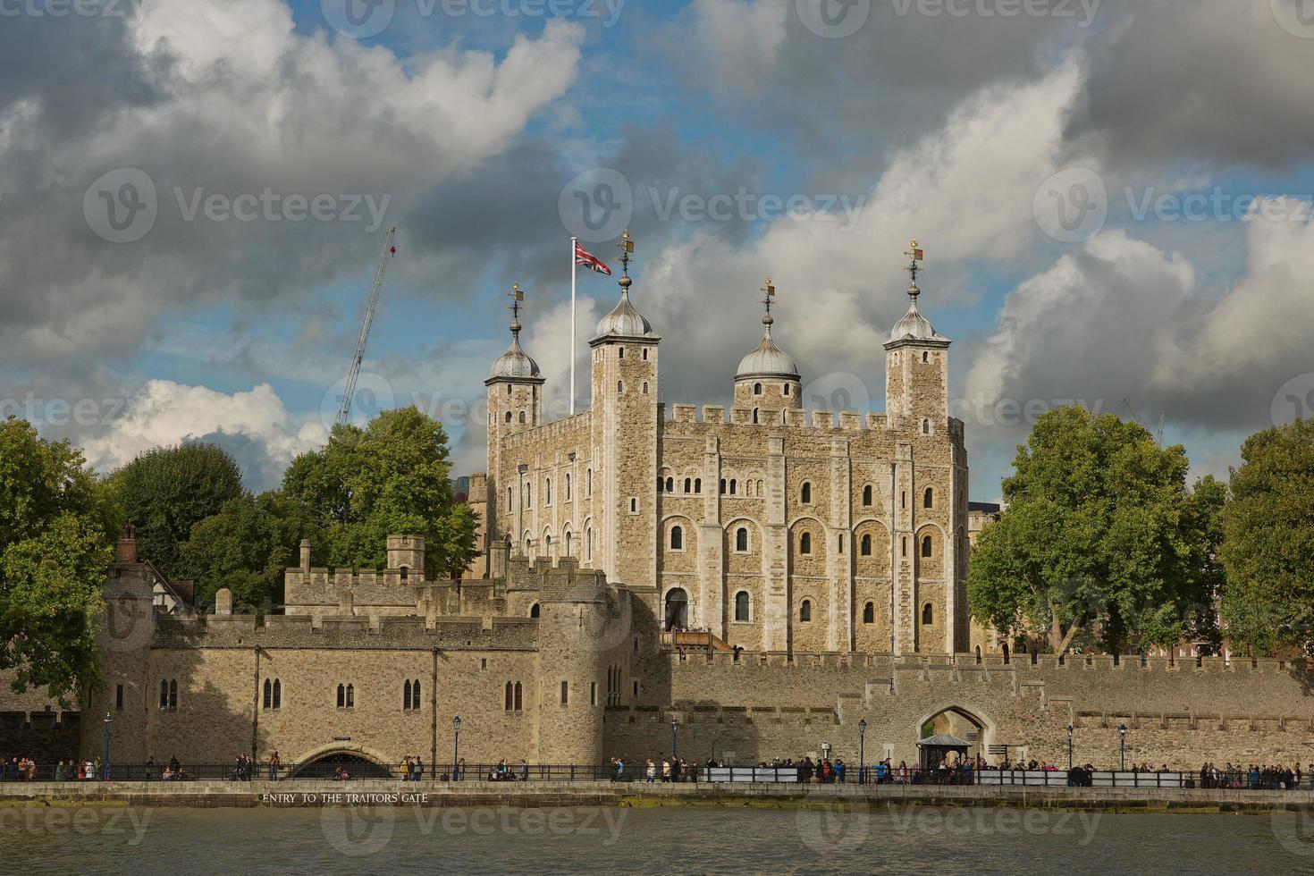 utsikt över tornet i london, london, Storbritannien foto