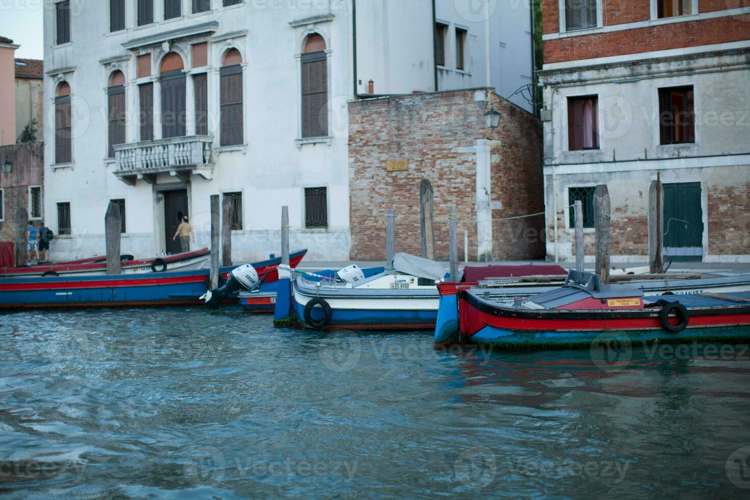 Venedig, en förhäxande stad i Italien, full av historia och medeltida arkitektur. foto