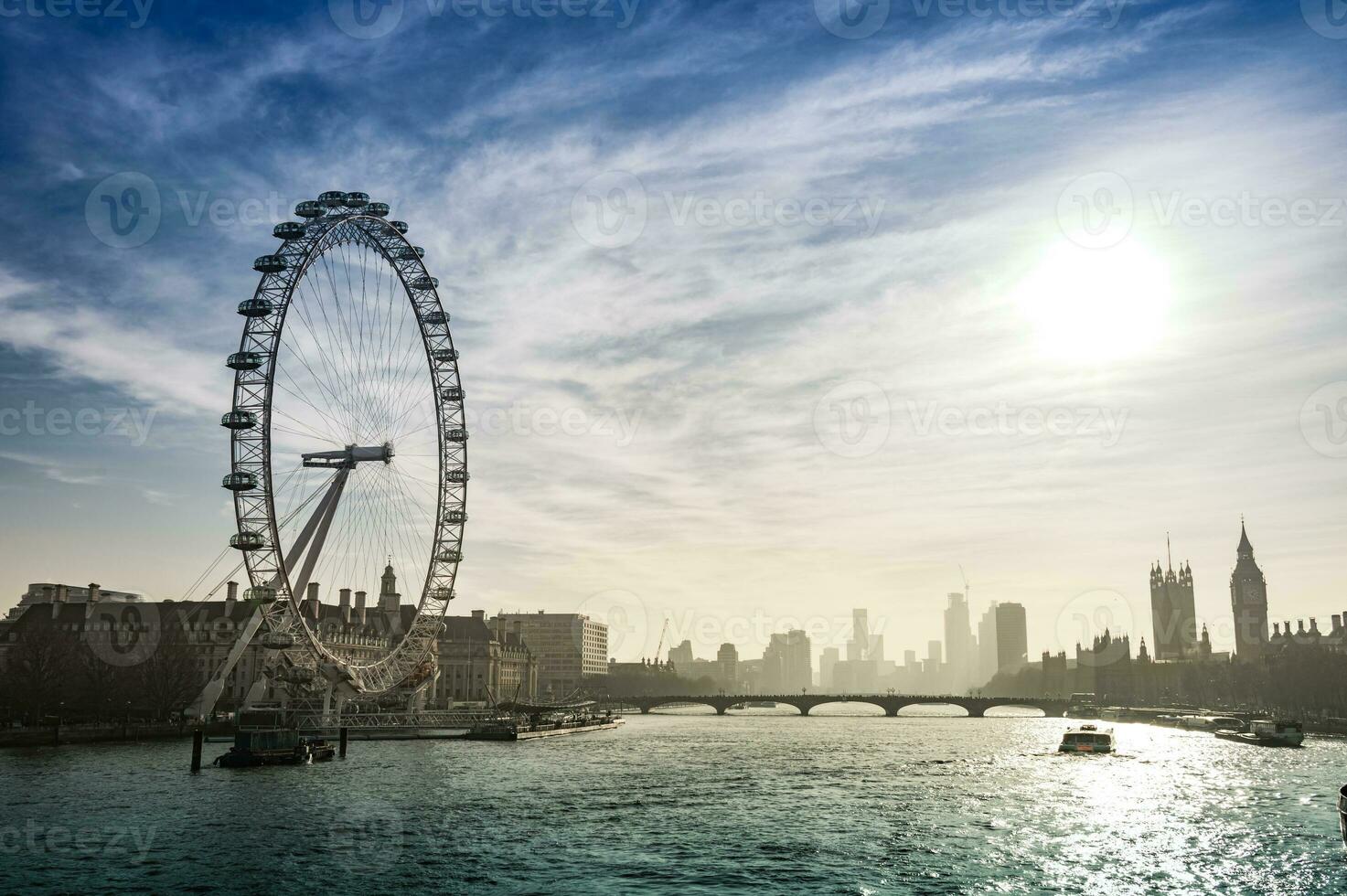 öga av London och westminster. london. foto