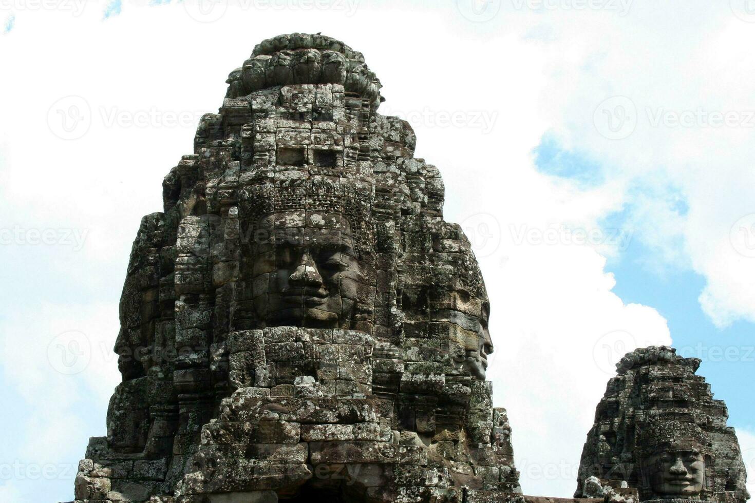 angkor thom i siem skörda foto