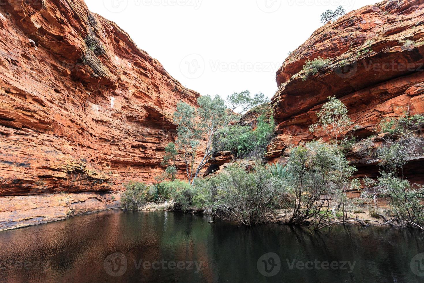 kings canyon gorge norra territoriet australien foto