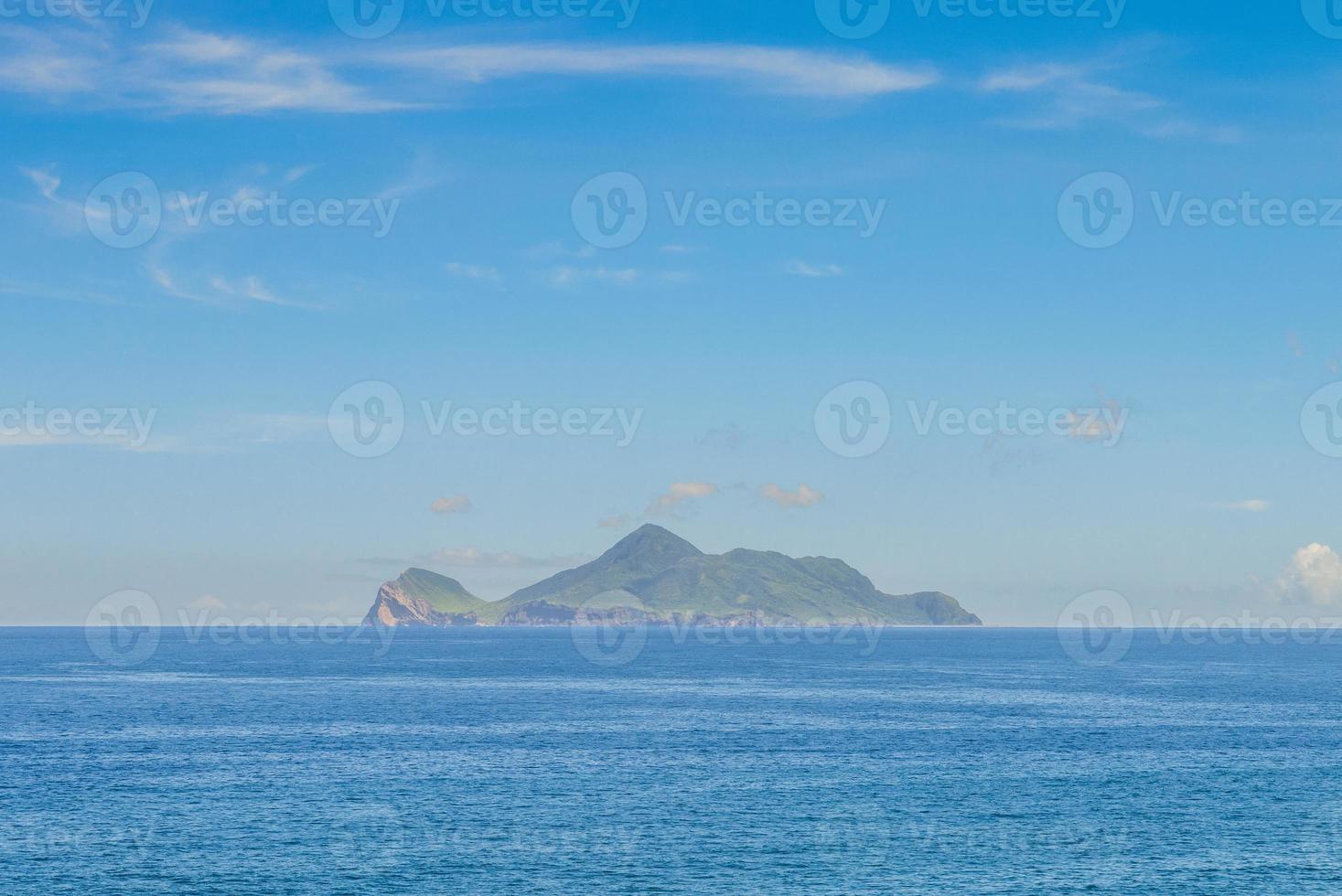 Guishan Island Turtle Island i Yilan County, Taiwan foto