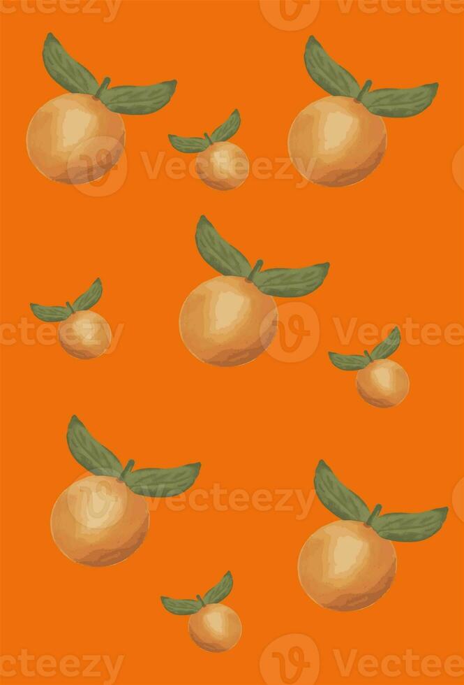 orange citrus- ljus mönster bakgrund för tapeter, skriva ut Produkter tycka om inbjudan, omslag papper och Övrig dekoration foto