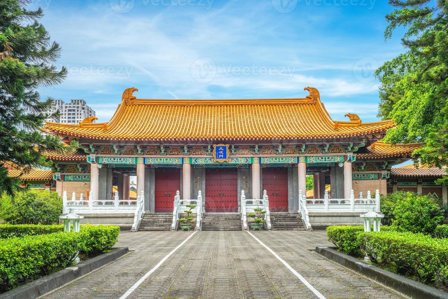 confucius-templet vid Taichung, Taiwan foto