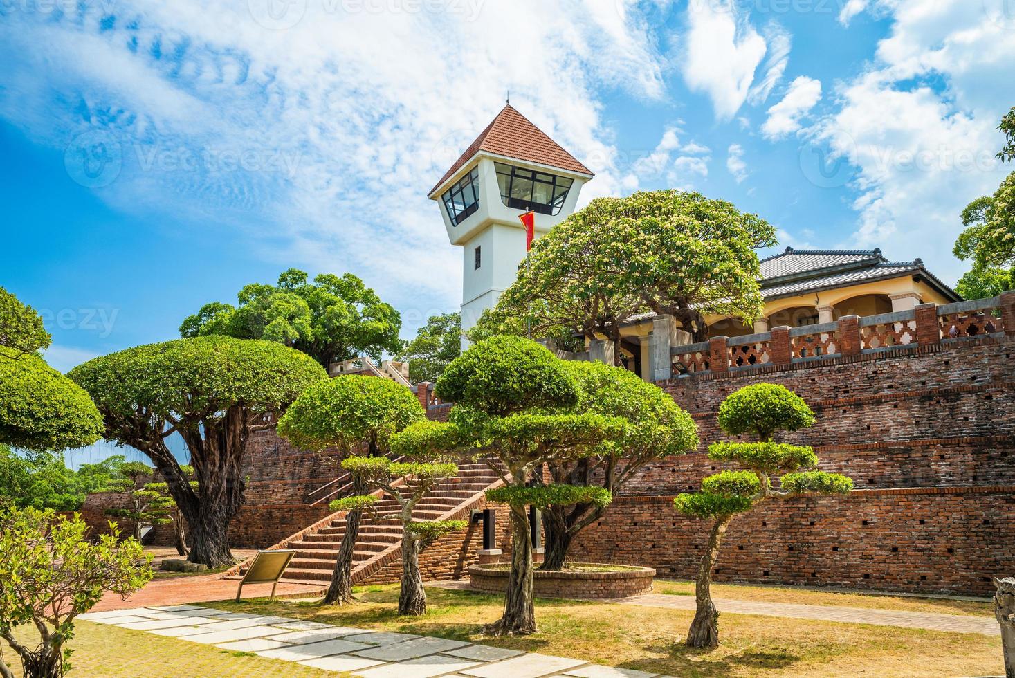 fort zeelandia, aka anping fort i Tainan, Taiwan foto