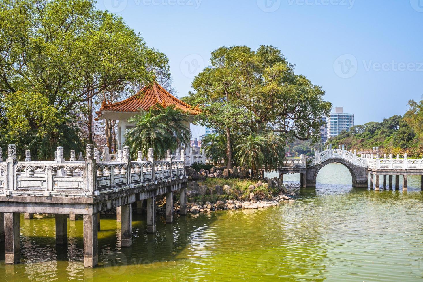 landskap av bihu parkerar i taipei, taiwan. foto