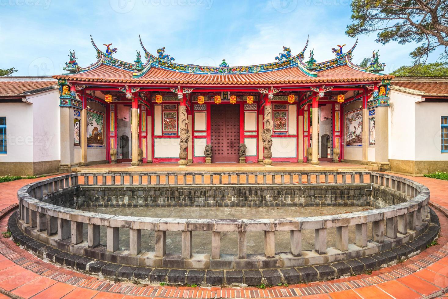 confucius tempel vid hsinchu, taiwan. foto