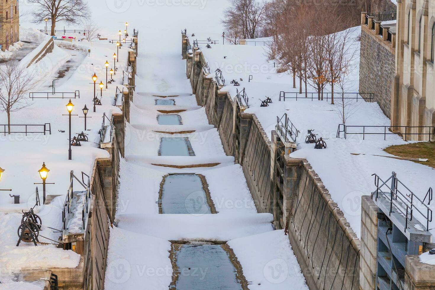 rideau kanal i stadens centrum Ottawa, ontario i kanada foto