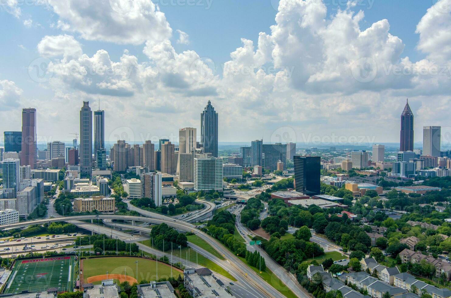 downtown Atlanta, Georgia skyline foto