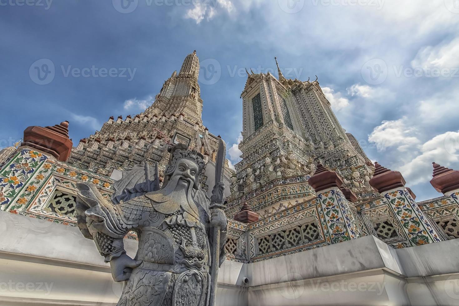 Wat Arun Temple i Bangkok, Thailand foto