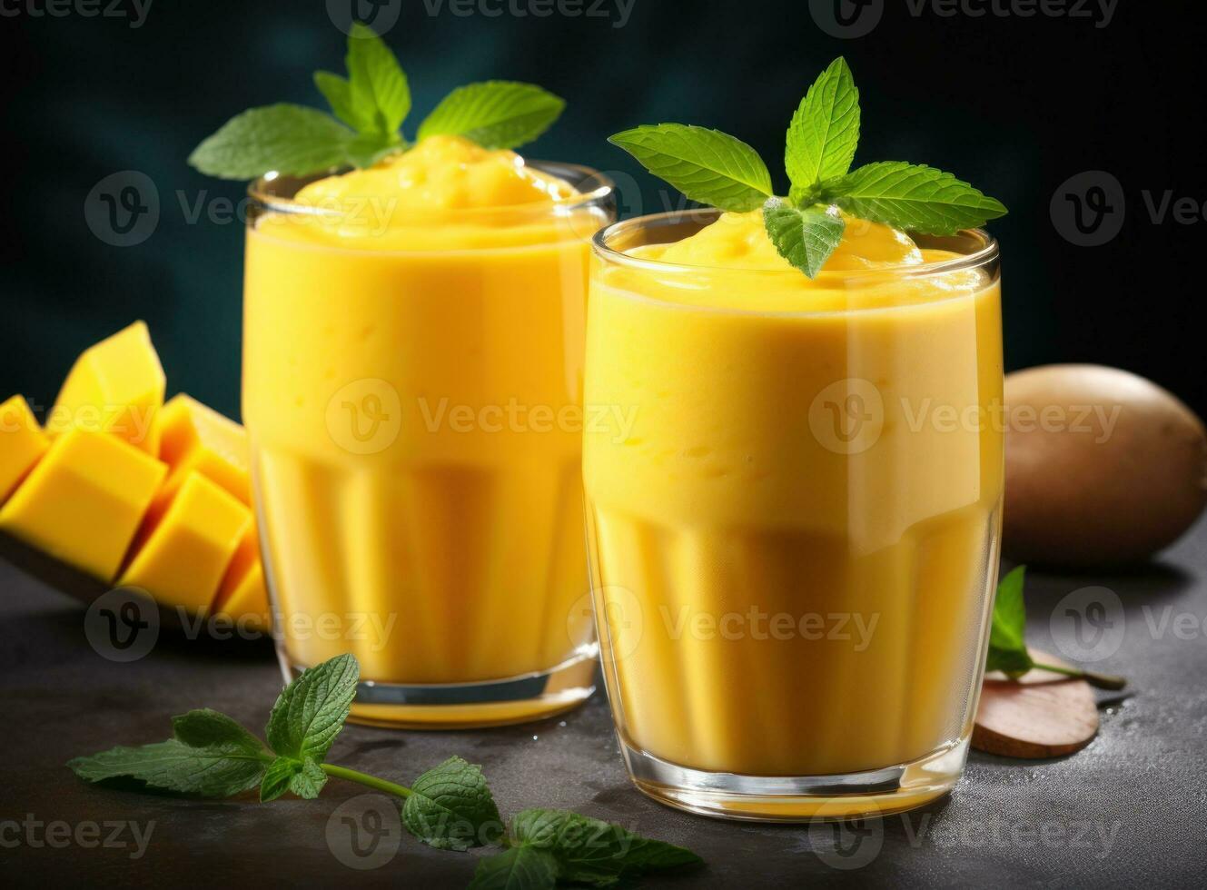 mango färsk juice foto