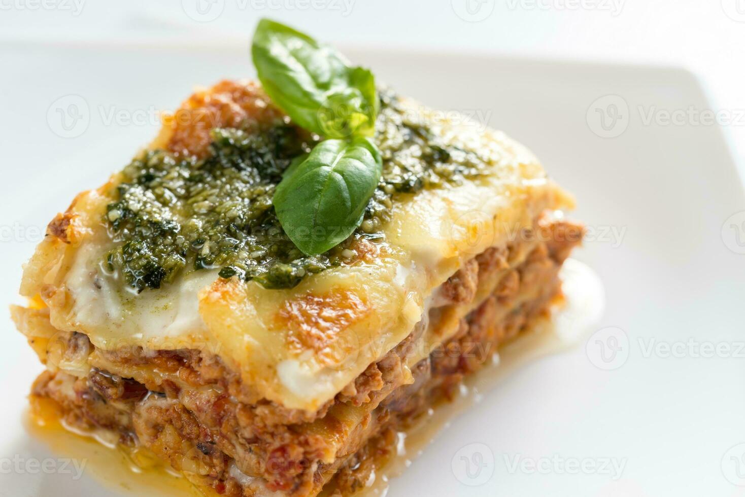 lasagne med pesto foto