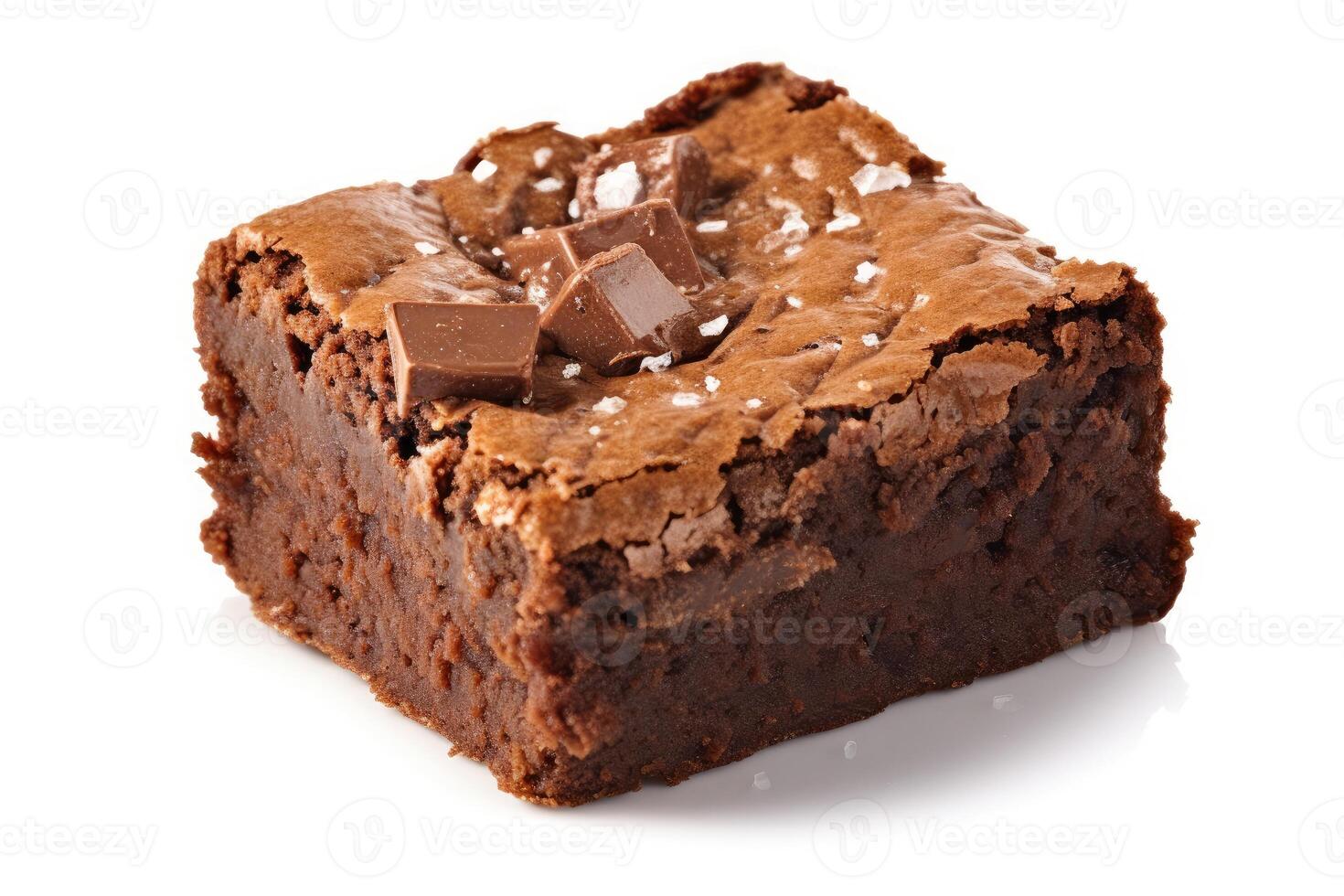 brownies luddig mat fotografi ai genererad foto